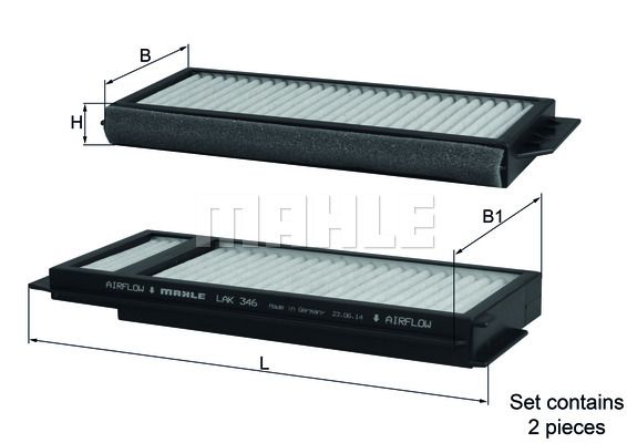 WILMINK GROUP filtras, salono oras WG1215641